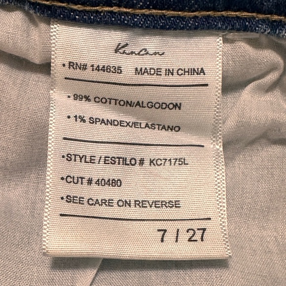 Kancan Mid Rise Boyfriend Jeans Size 7/27 worn once - Picture 4 of 6